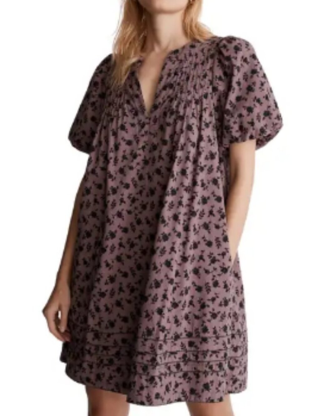 Madewell Tillie Puff Sleeve Minidress